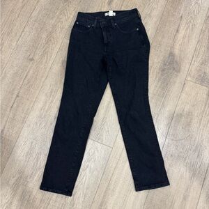 Madewell Black Denim Jeans
